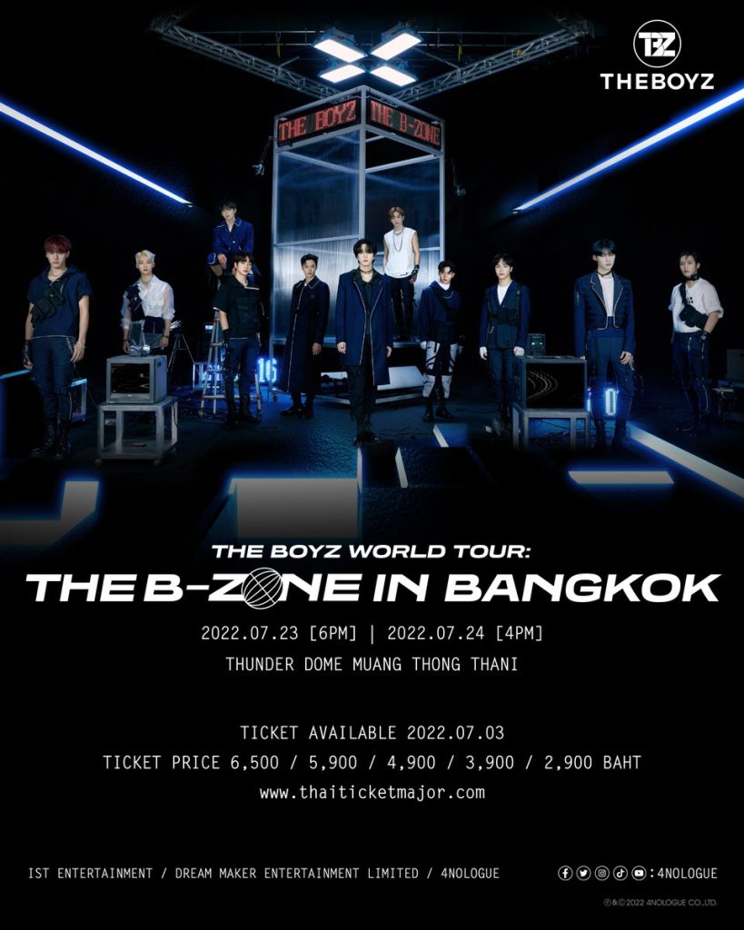 📌 THE BOYZ WORLD TOUR : THE B-ZONE IN BANGKOK - THINKIDOL